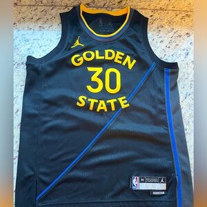 Authentic Steph Curry Jersey Kids Youth Medium Golden State Warriors 30 NEW
